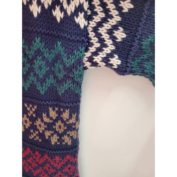 Lord Jeff The Better Sweater Mens Medium Multicolor Cable Knit - Picture 4 of 7